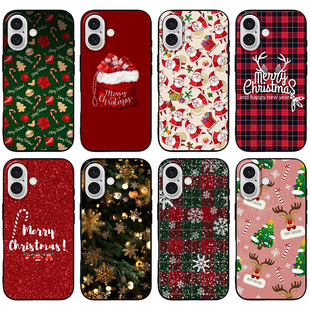 The latest hot-selling Christmas theme mobile phone case is suitable for IPhone 16 mobile phone case