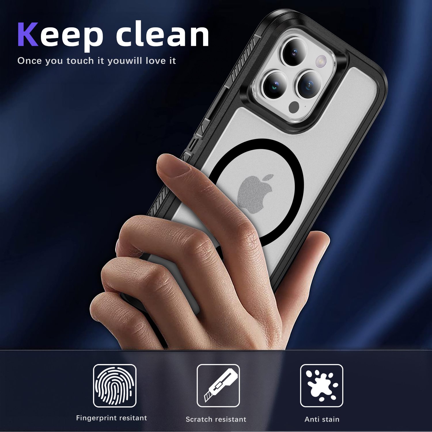 HYTO Magnetic Case For iPhone 16 Pro Max 15 Shockproof Heavy Duty Rugged Mobile Phone Case Cover