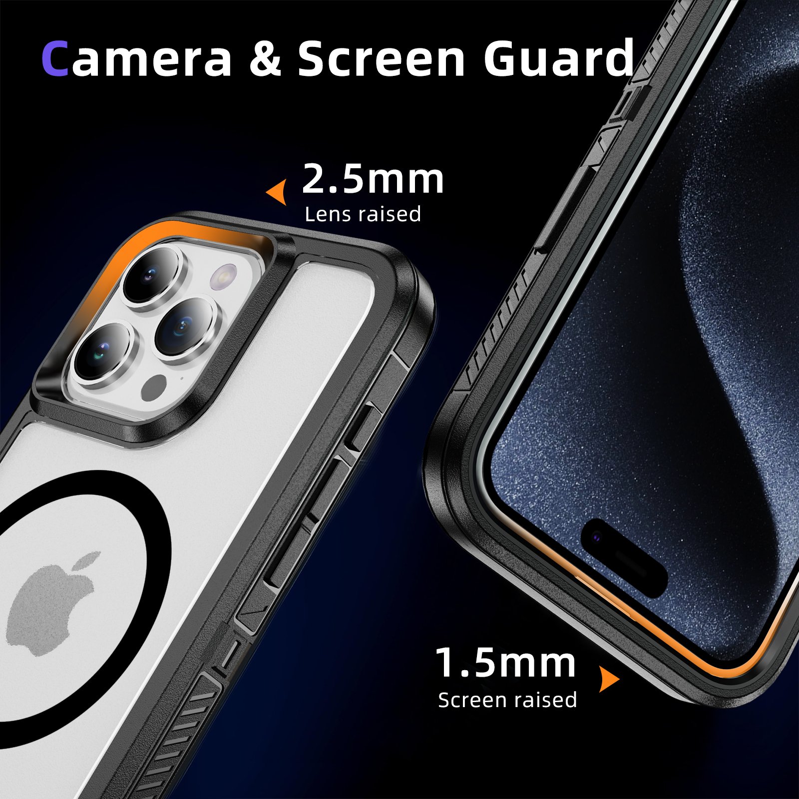 HYTO Magnetic Case For iPhone 16 Pro Max 15 Shockproof Heavy Duty Rugged Mobile Phone Case Cover