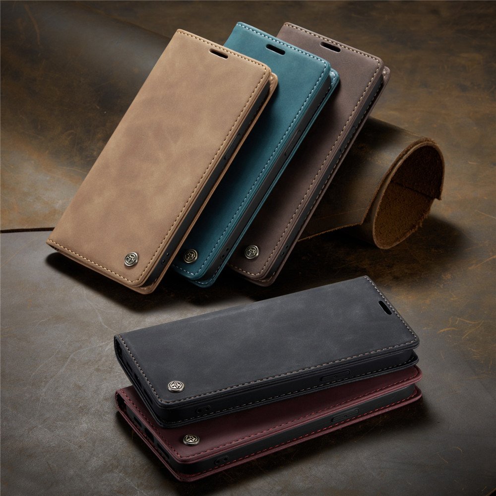 For iPhone 15 Pro Max Flip Phone Case PU Leather with Wallet Card Holder and Stand Multi-functional Drop-proof Cell Phone Case