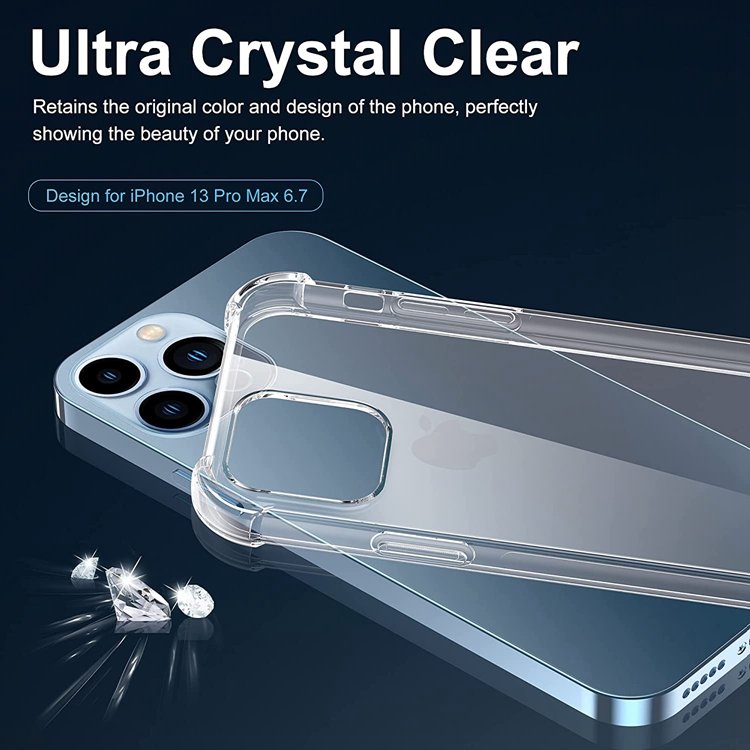 Transparent TPU high clear Mobile Cell Phone Covers Cases For Apple iPhone SE X XR XS 11 12 13 14 15 16 Pro Max