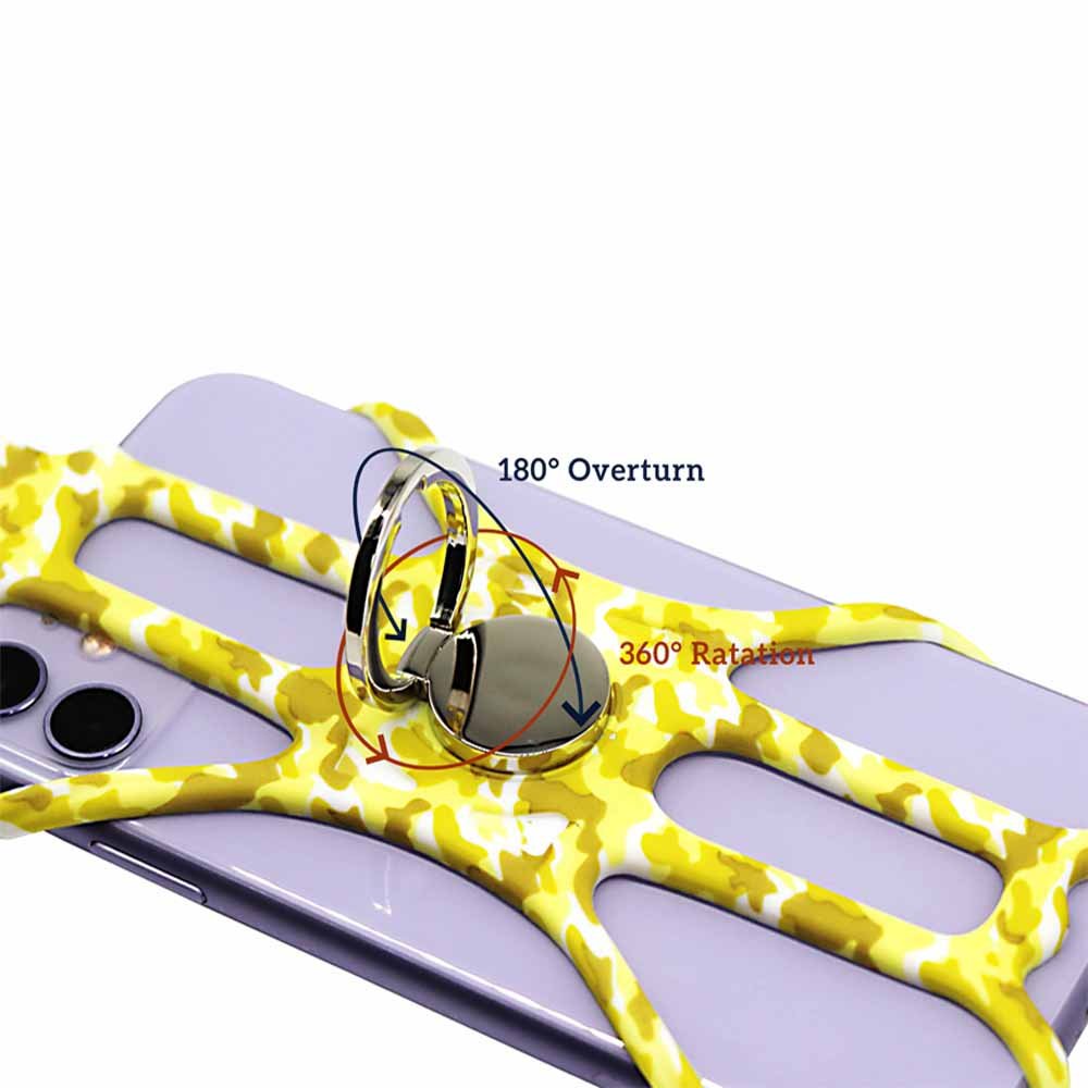 Professional Manufacturer Wholesale Silicone Phone Case Lanyard Mobile Phone Case with Ring Multifunction Camouflage Phone Case