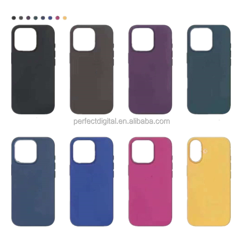 New arrive 16 silicon case mobile phone protector back cover magnetic silicone phone case for iPhone 16 15 Pro Max 14 13 12