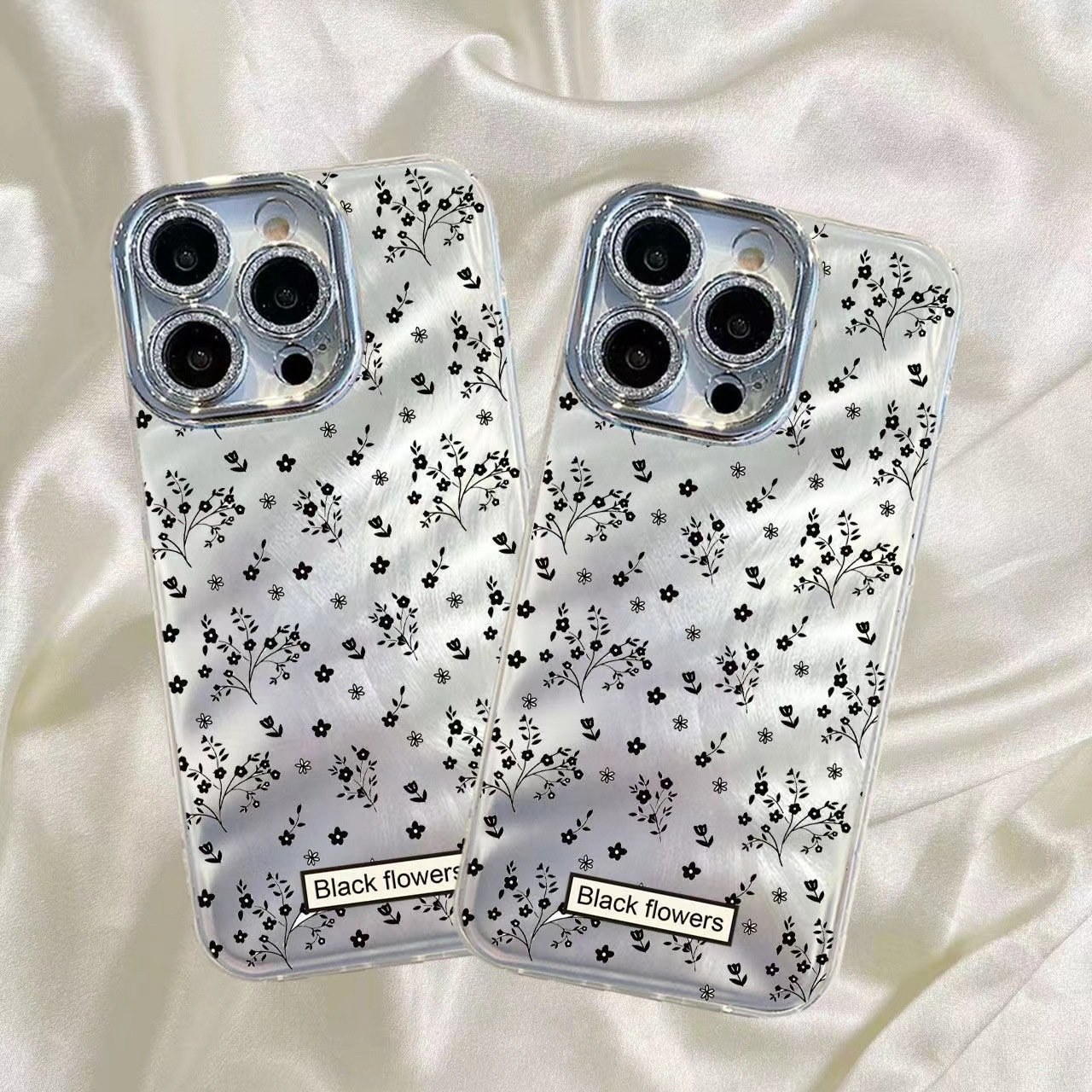 Butterfly TPU Phone Case Electroplate Camera Protector Mobile Casing For iPhone 16 15 14 Pro 14 Pro Max 12 Plus XS Cover