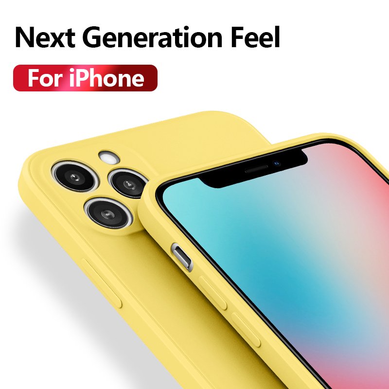 Candy Color Soft TPU Phone Case for iPhone 16 14 13 12 11 Pro Max XR XS Max X 6 7 8 Plus 15 Liquid Silicone Back Cover