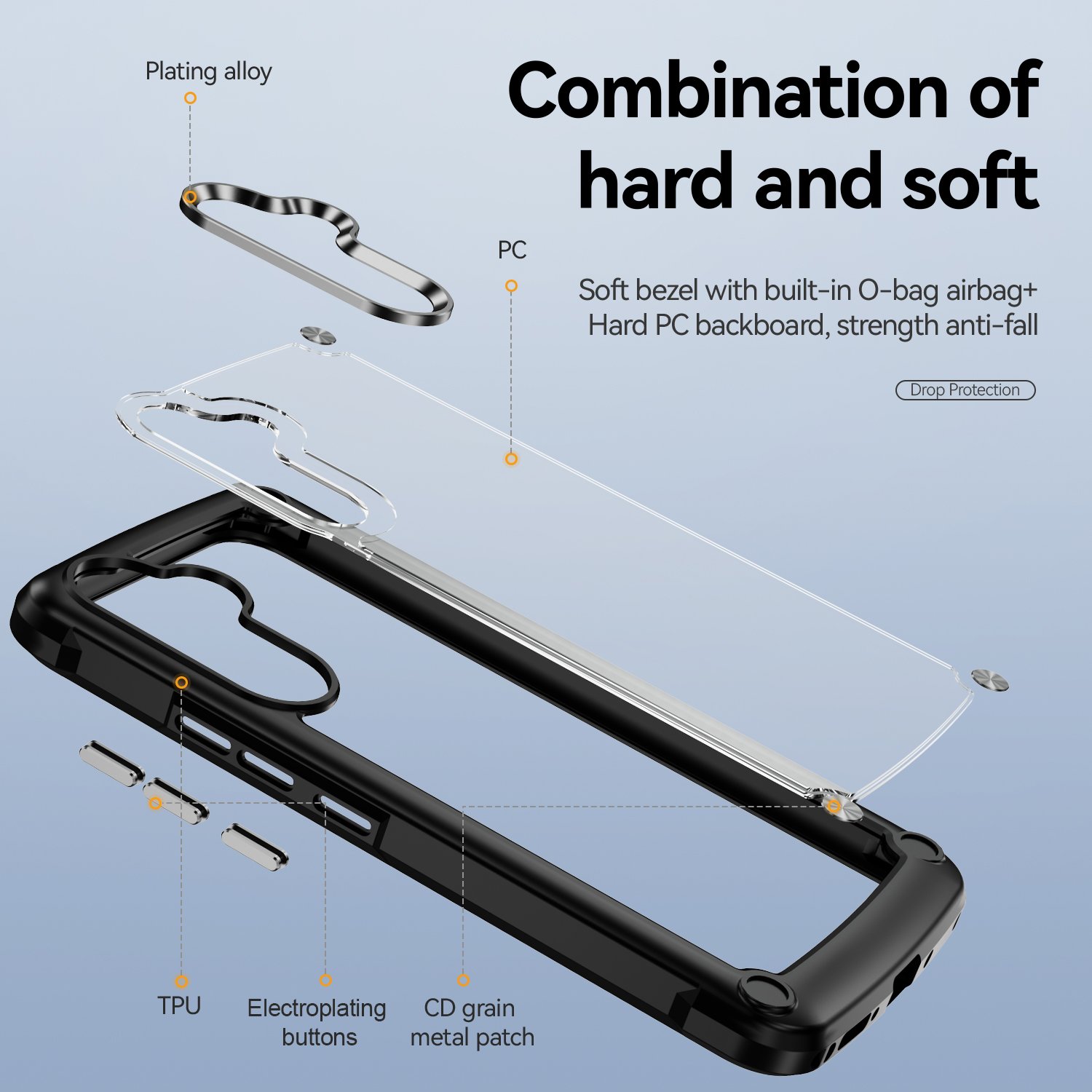 Mobile Phone Cases with Magnetic for Samsung A34/44/54 Case Dropshipping Products Translucent Matte Cover