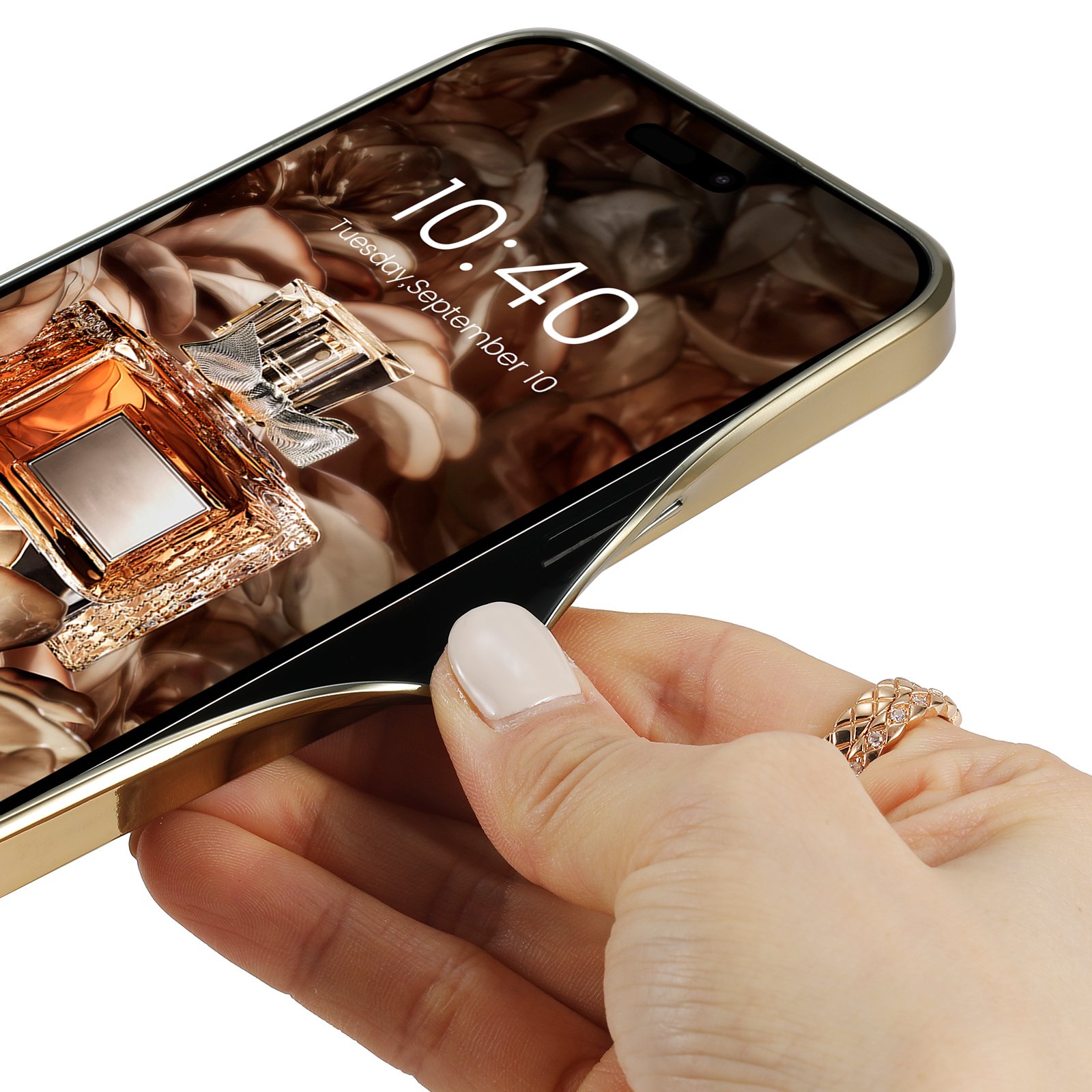 Electroplated mobile phone case For iPhone 14 Pro Max Luxury phone case for iPhone12/13 Soft edge Back elastic feel