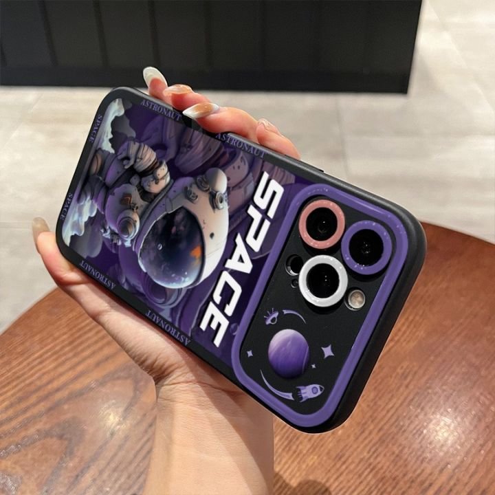 OEM Large Window TPU Print Space Astronaut Mobile Phone Case For iPhone 15 pro max 14 13 12 11 XS XR Wholesale Protect Cover