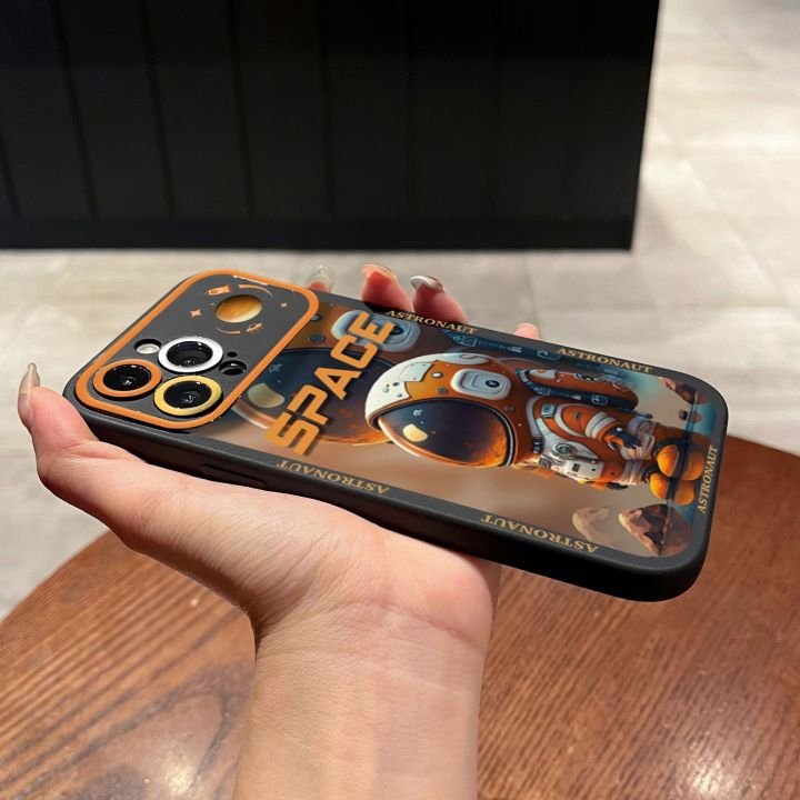 OEM Large Window TPU Print Space Astronaut Mobile Phone Case For iPhone 15 pro max 14 13 12 11 XS XR Wholesale Protect Cover