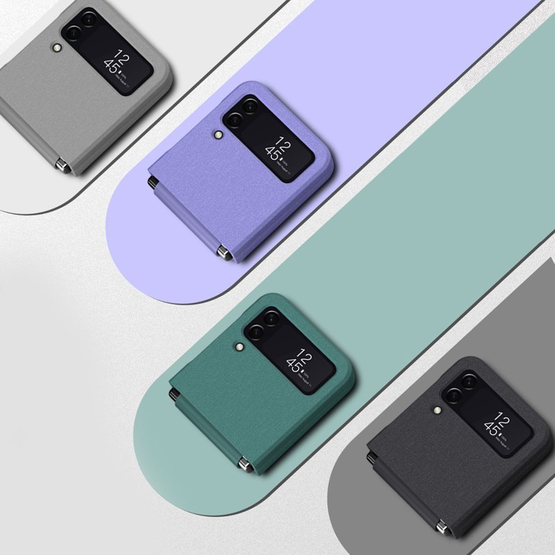 Suitable for Samsung Flip4 fold mobile phone case skin matte for Galaxy Z Fold 3 mobile phone case