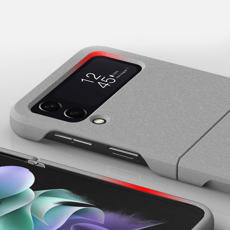 Suitable for Samsung Flip4 fold mobile phone case skin matte for Galaxy Z Fold 3 mobile phone case