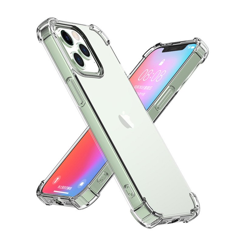 Transparent Shockproof Soft Silicone TPU Case for iPhone 13 Series Protect Back Cover