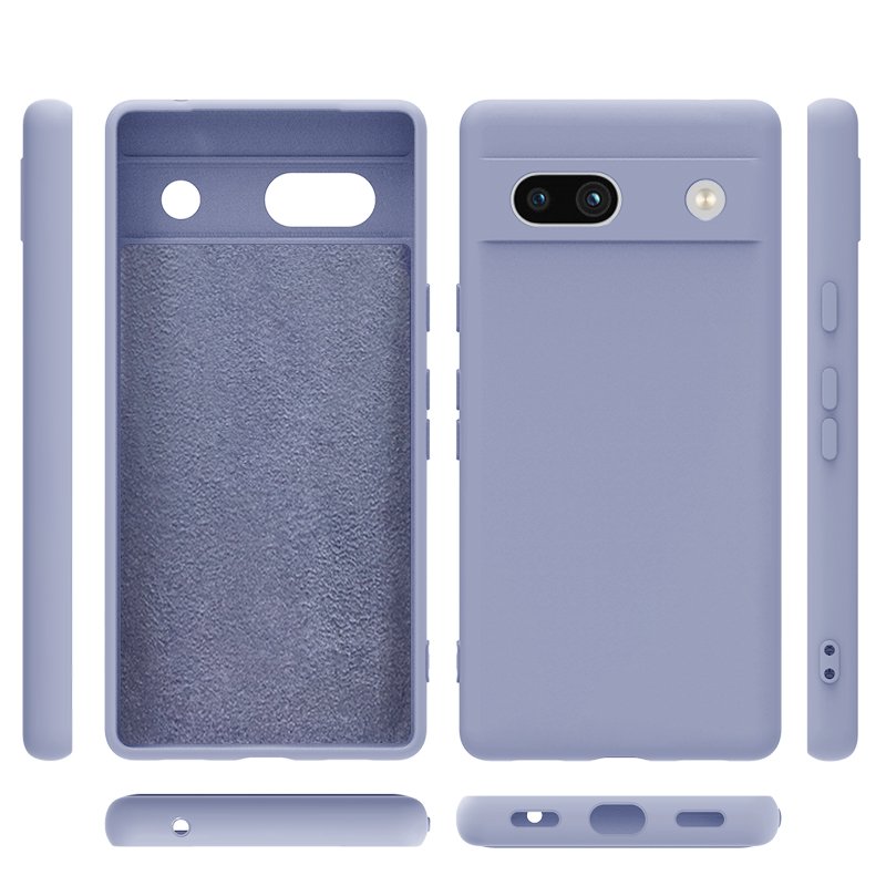 Silicone TPU Cell Phone Cover for google 7A Microfiber Mobile Phone Case liquid Phone case