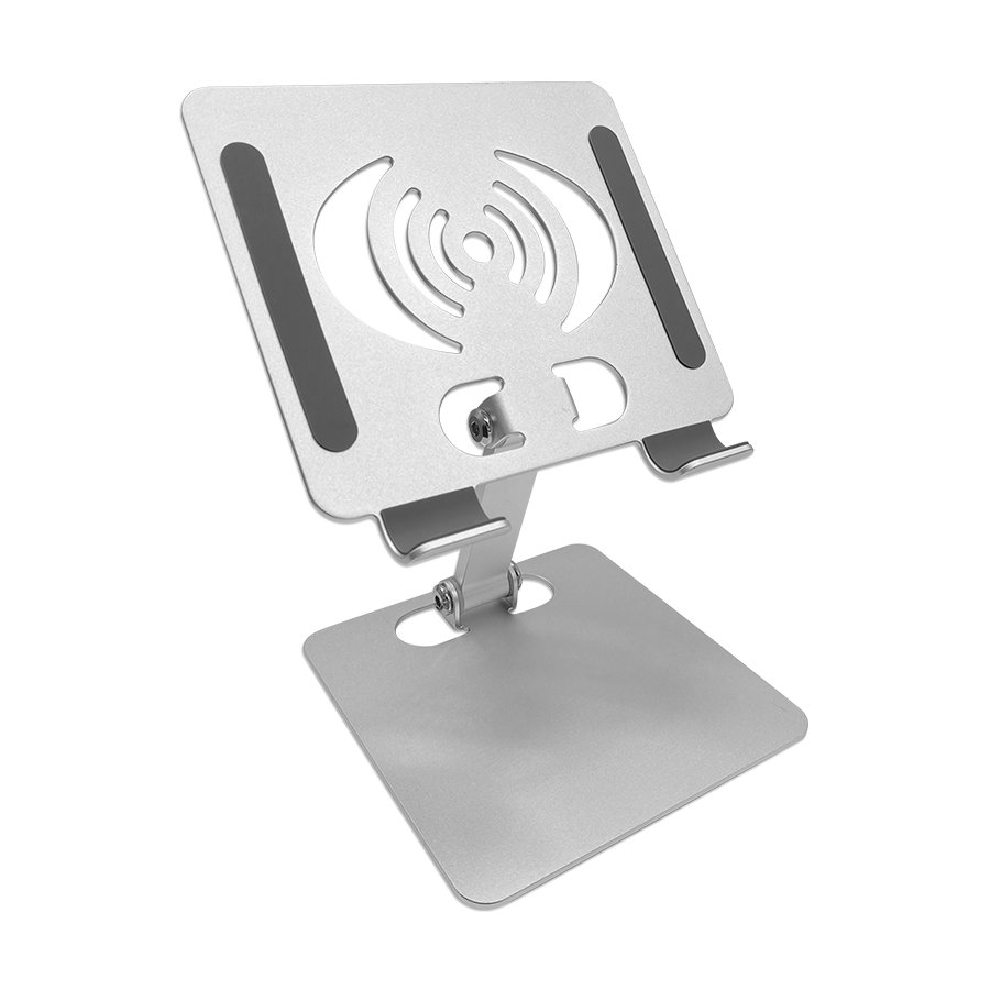 The New Cell Phone Tablet Accessories Can Be Folded 360 Degrees Rotating Phone Stand Silver Universal Mobile Stand
