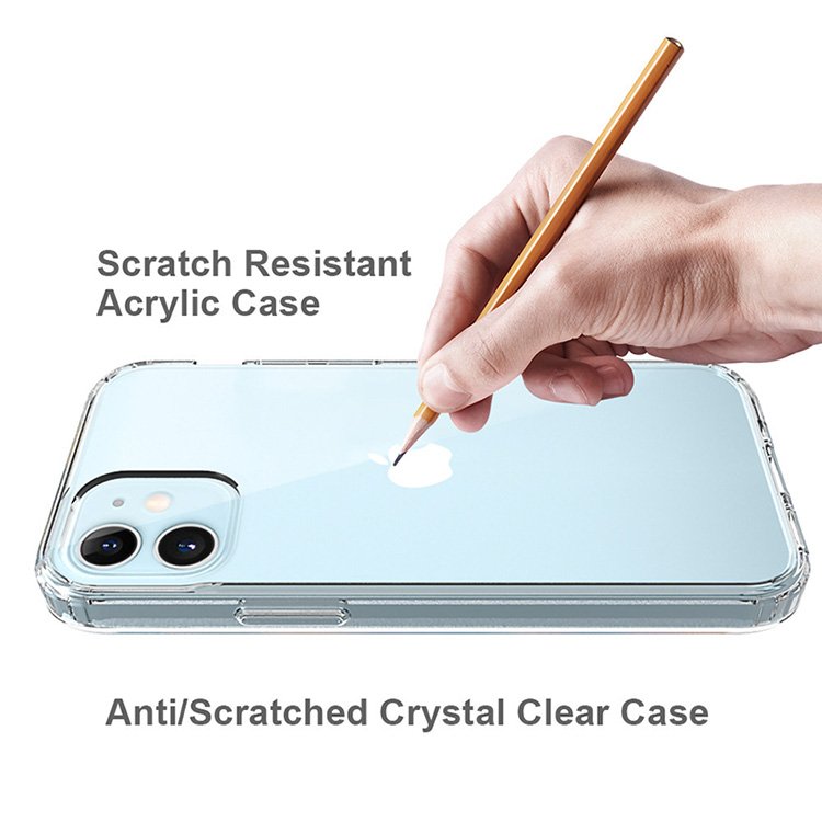 Trending Fashion Hard Anti-knock Shockproof Clear Transparent Phone Case Back Cover For Iphone 15 Acrylic Hard Clear Case