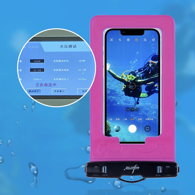 Saforna Factory Custom PVC Mobile Phone Case IPX8 Floating Waterproof Phone Pouch Cell Phone Dry Bag