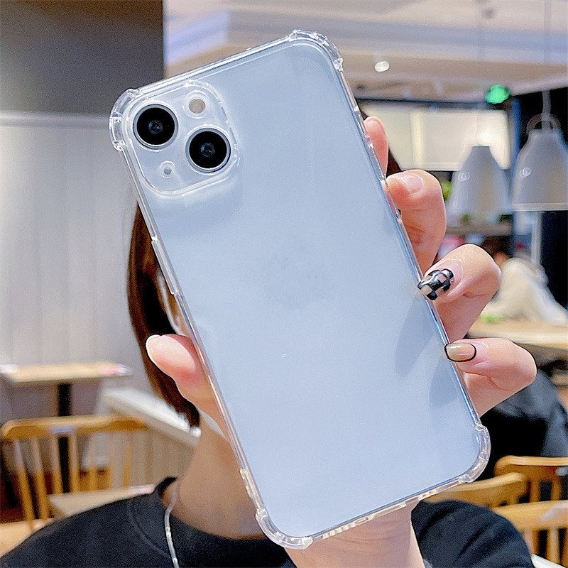 Clear Mobile Phone Case For iPhone 11 12 13 14 15 Pro Max Transparent Shockproof Cases Cover For Iphone 16 Case
