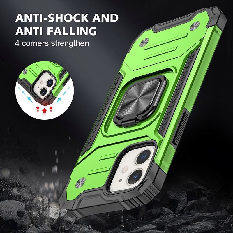 2024 PC mobile phone cases with grip tpu pc cover mix color wholesale price selling for iphone 11/11pro/11pro max/12