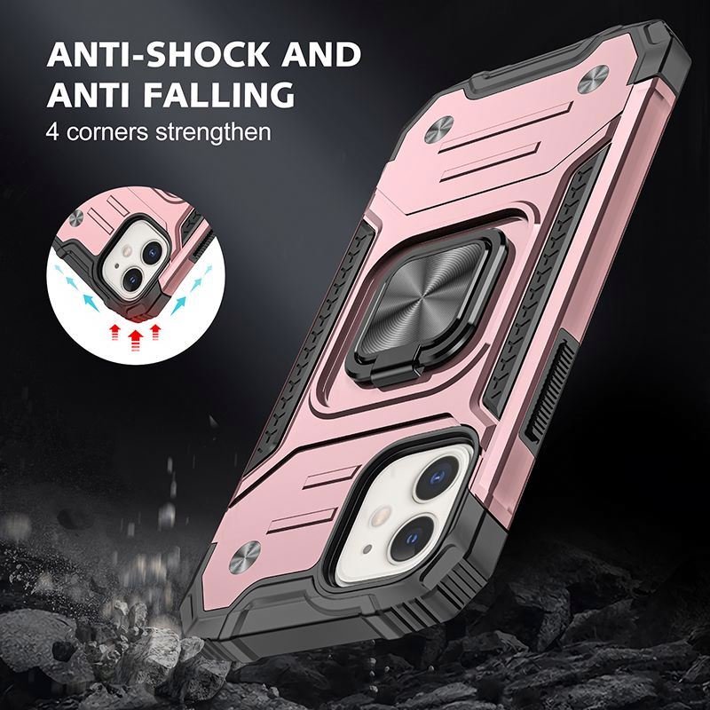 2024 PC mobile phone cases with grip tpu pc cover mix color wholesale price selling for iphone 11/11pro/11pro max/12