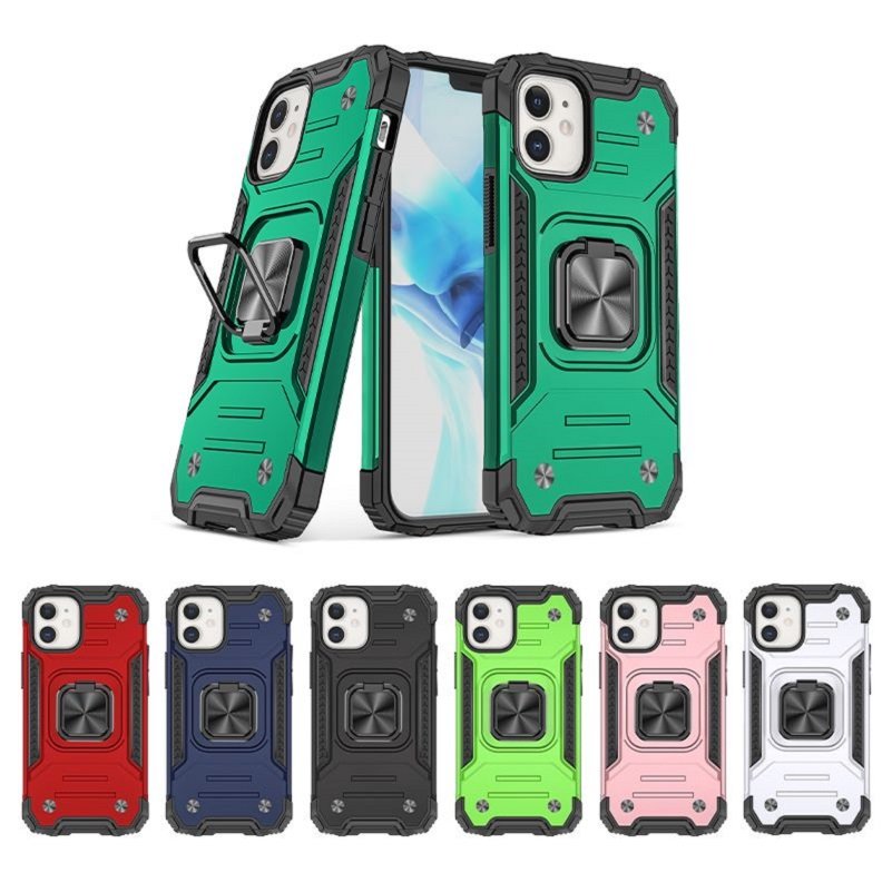 2024 PC mobile phone cases with grip tpu pc cover mix color wholesale price selling for iphone 11/11pro/11pro max/12