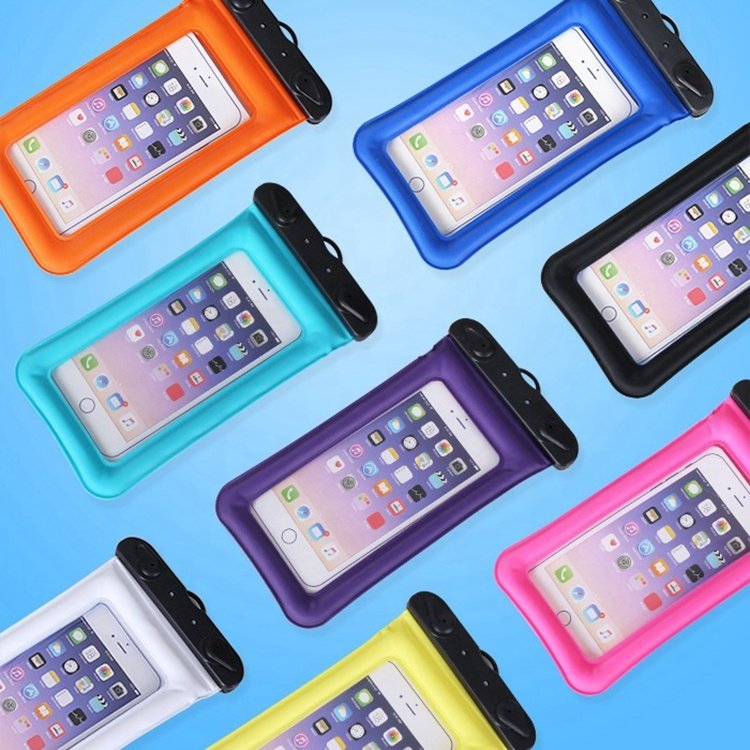 Latest Design Superior Quality Pvc logo custom water sport Mobile Waterproof Mobile Phone Bags Case