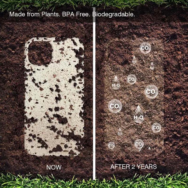 Eco-friendly Biodegradable Mobile Phone Case Factory Custom Design Case for iPhone 12/13/14/15 /16series