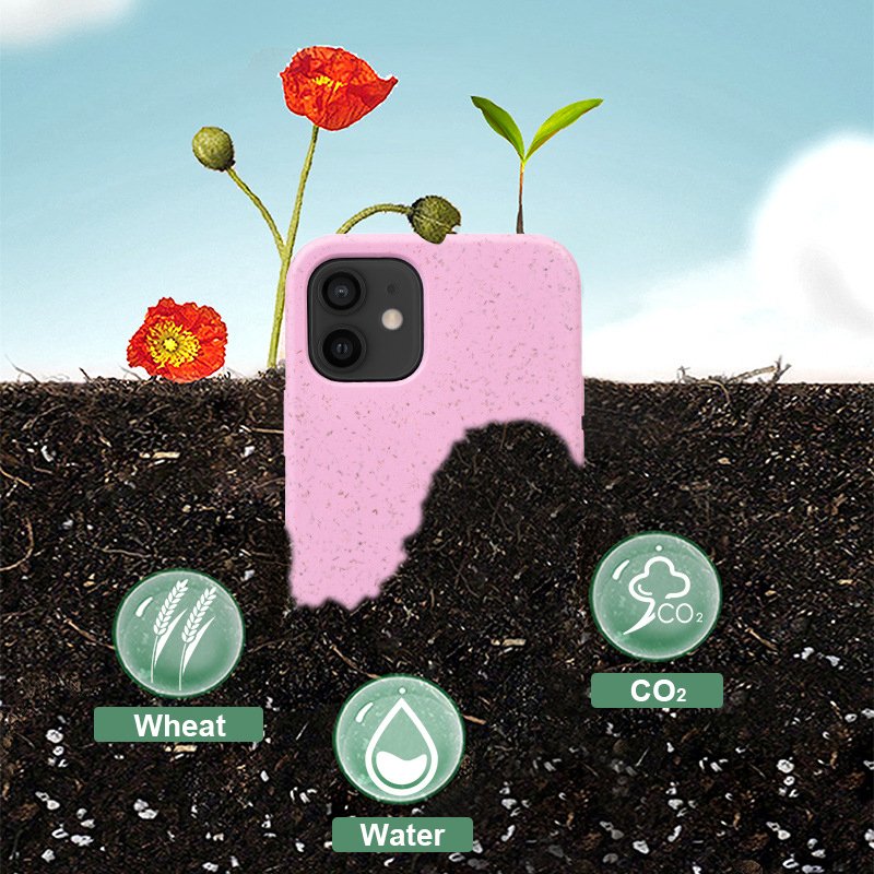 Eco-friendly Biodegradable Mobile Phone Case Factory Custom Design Case for iPhone 12/13/14/15 /16series