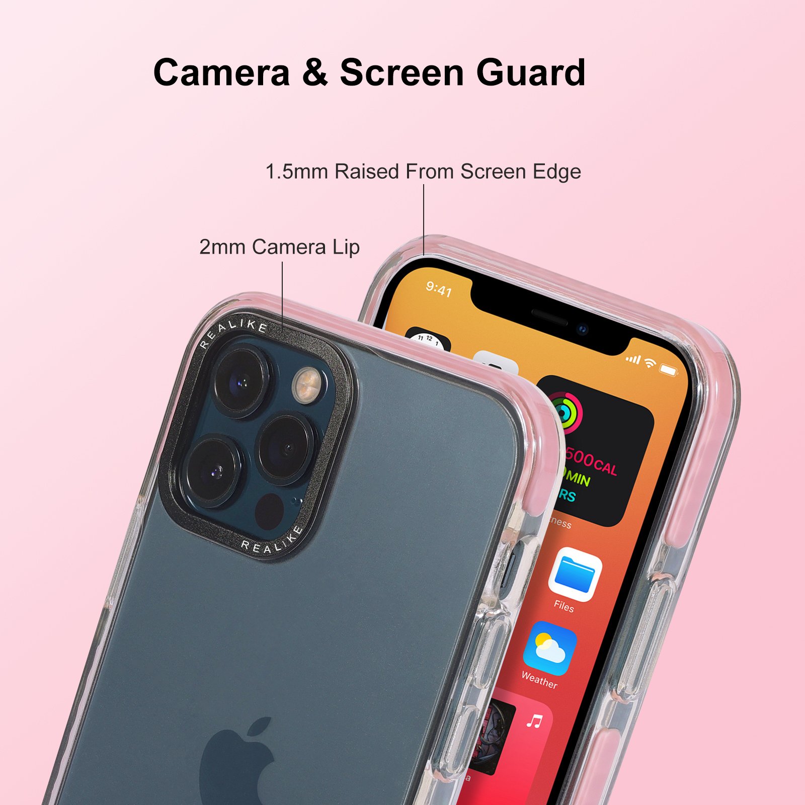 New Fashion Shockproof Impact Clear Phone Case For iPhone 16 15 14 13 Pro Max TPU PC TPE Custom Pattern Case With Camera Cover
