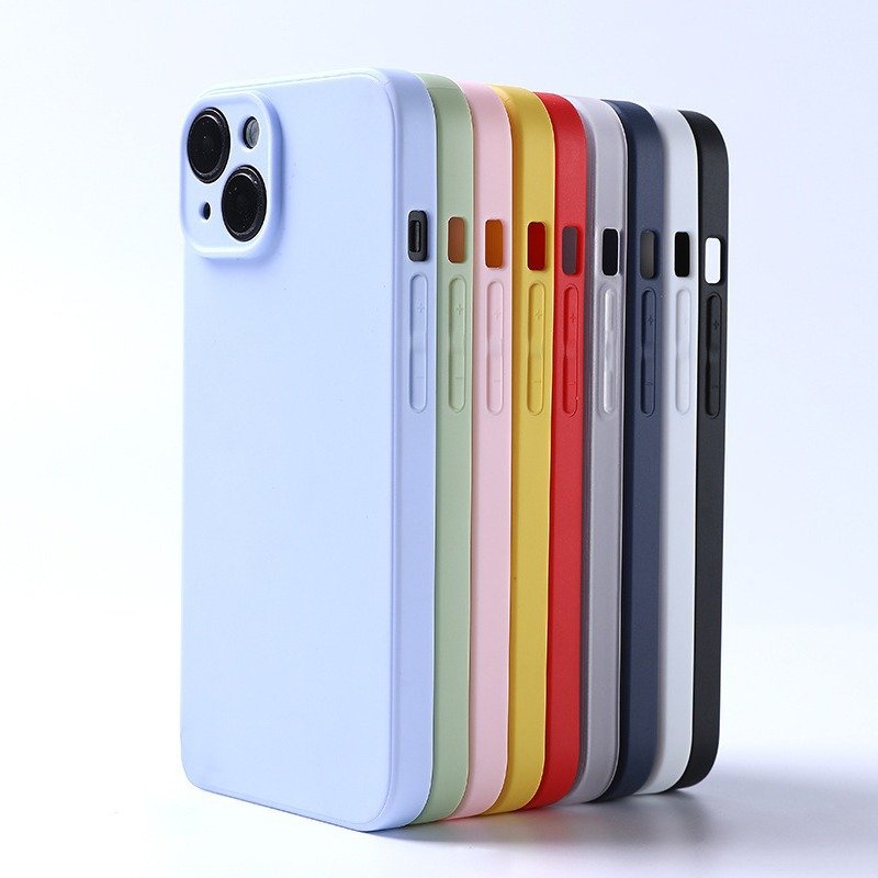 Candy Color Soft Silicone TPU Mobile Phone Case For iPhone 16 Pro Max Shockproof Matte Phone Protector For iPhone 16 Cover