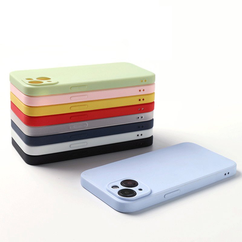 Candy Color Soft Silicone TPU Mobile Phone Case For iPhone 16 Pro Max Shockproof Matte Phone Protector For iPhone 16 Cover