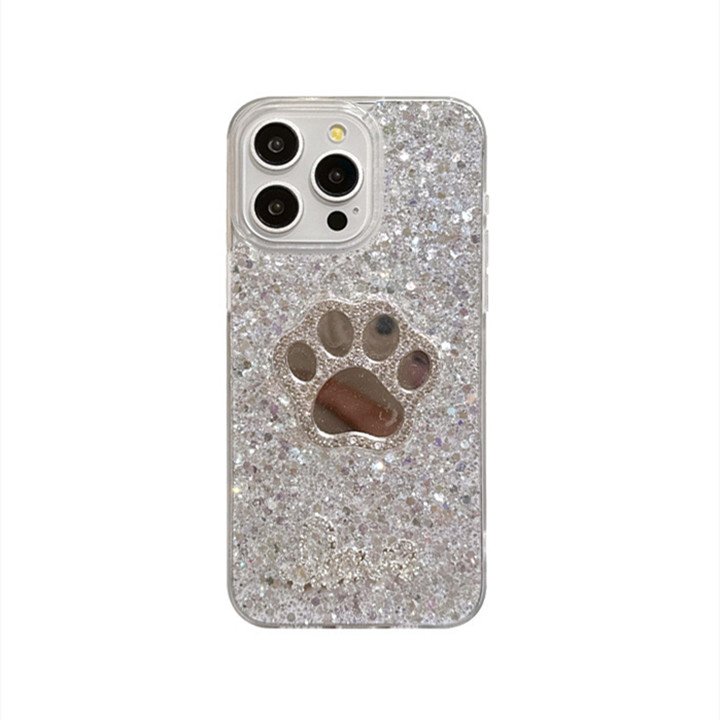 Fashion Glitter Epoxy Diamond Mirror Mobile Phone Case For iPhone 15 pro max 14 13 12 11 Shockproof Protect Back Cover