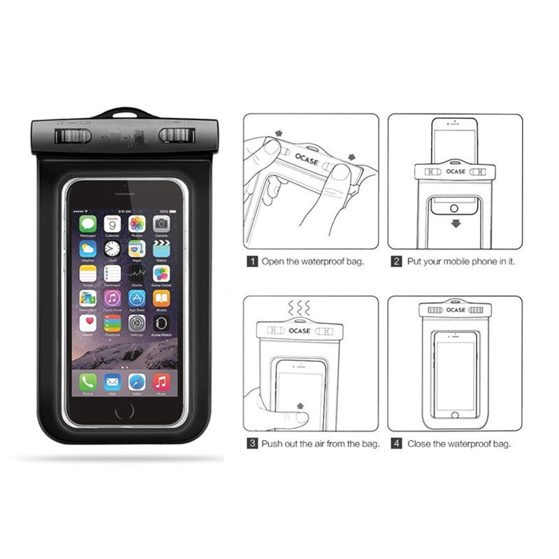 High Quality Universal Water Proof PVC Mobile Phone Cases Waterproof Bag/Pouch ,Water Proof Cell Phone Bag
