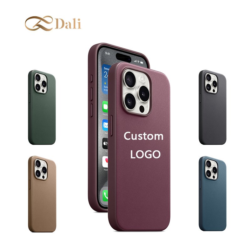 For iphone 15 Official Case Fine Woven Fabric Biodegradable Factory Wholesale Magnetic Mobile Phone Case for Iphone 15 pro max