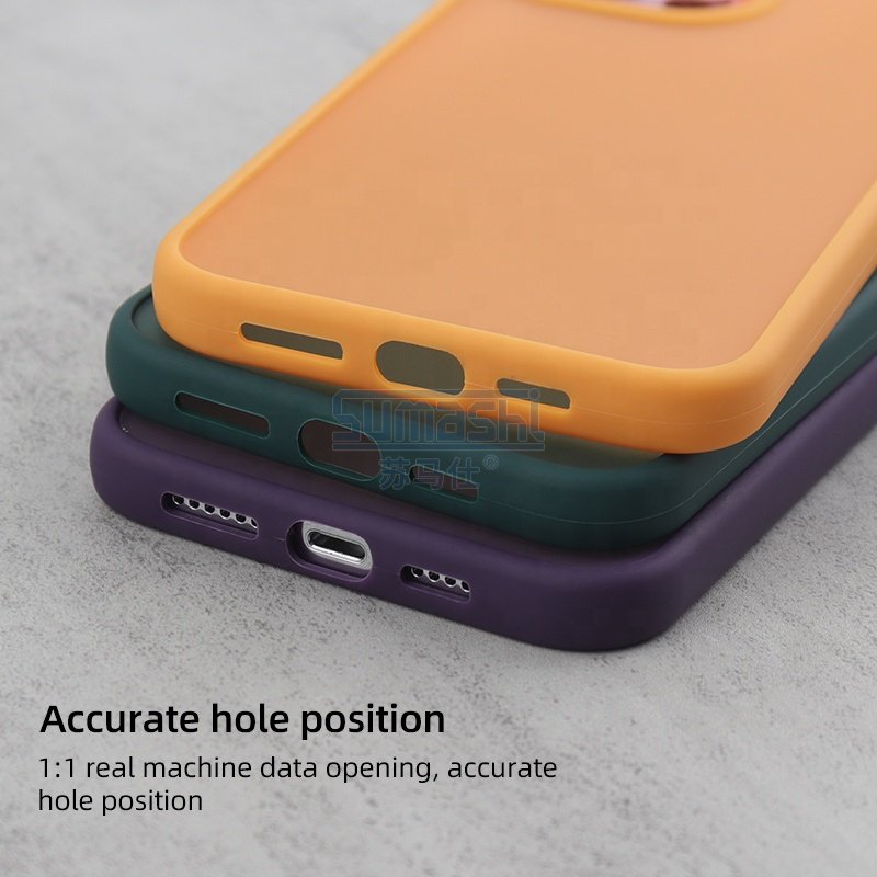 New designer matte Frosted Mobile Phone Case for infinix mobile cover For Iphone 14 15 Pro Max Case With plating Metal Lens