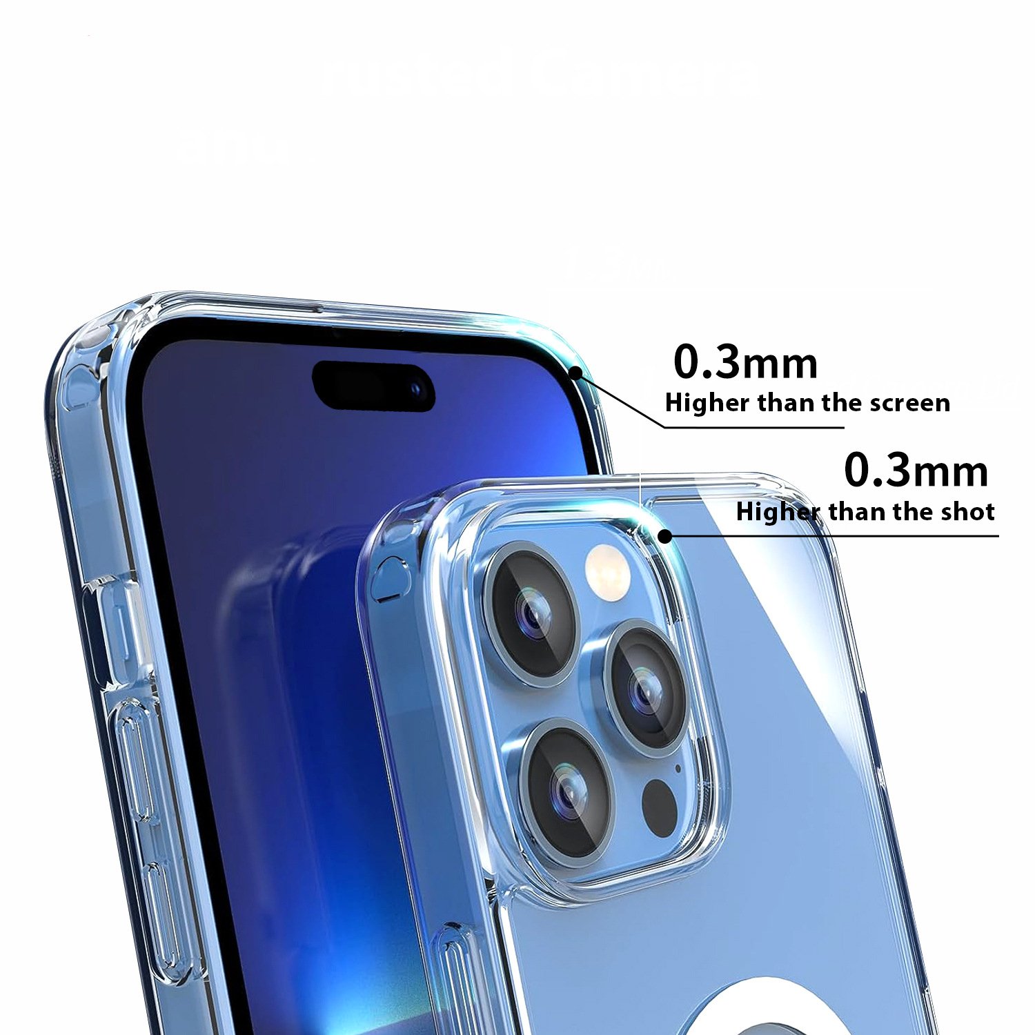 iPhone high quality clear magnetic phone case custom for Phone Sublimation Phone Case Blank Magnetic suction shell