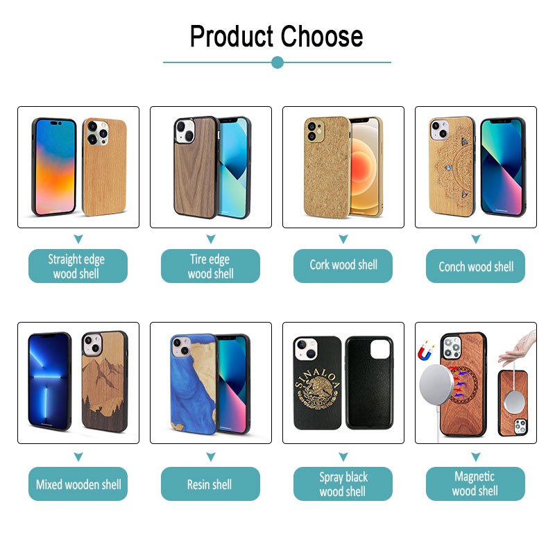 Shockproof Protective Cover Wooden TPU Phone Case For iPhone Case 12 13 14 Pro Max 13 For Mobile Phone Cases