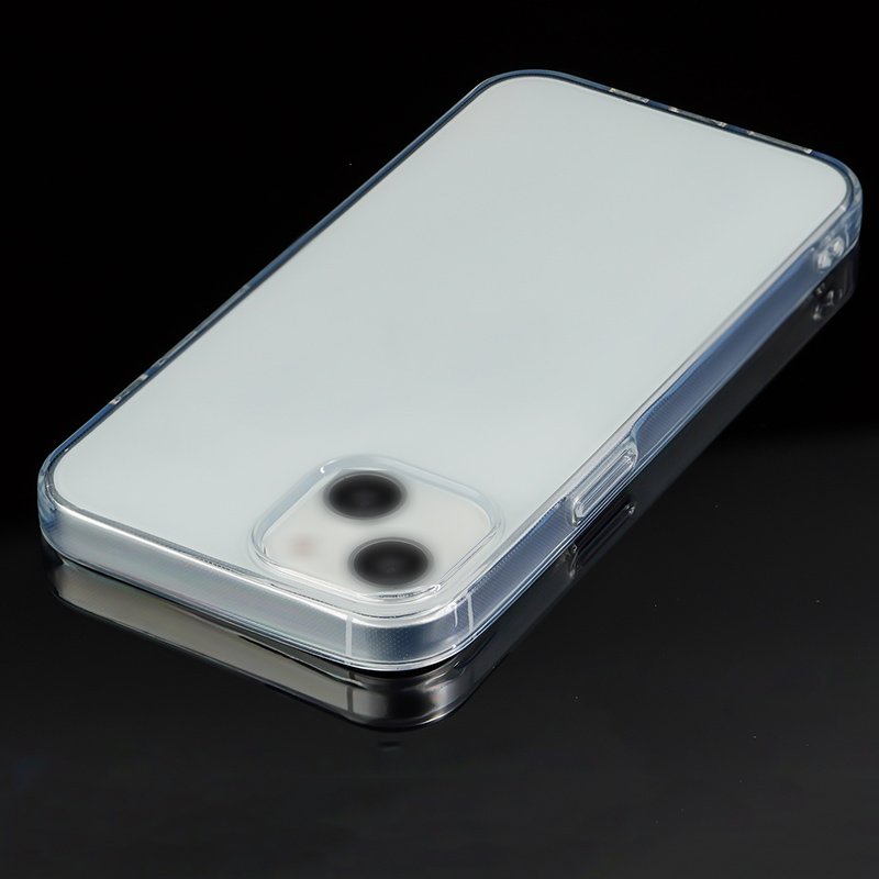 For cell phone transparency crystal back cover case for iphone 13 pro max 14 15 Plus 16 11 12 pro phone case clear shockproof