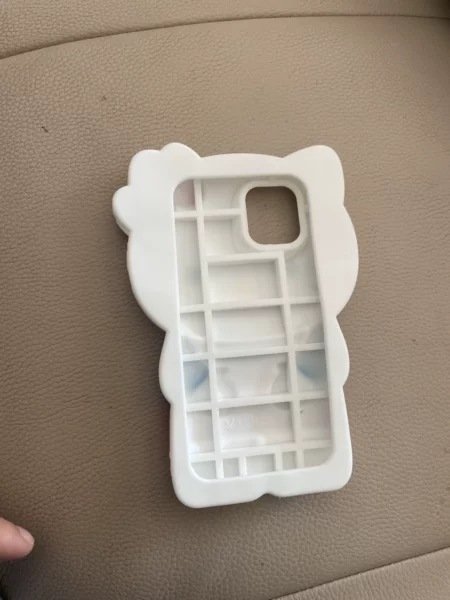 Tong-Seok Ma's same cute three-dimensional cartoon kt cat phone case for iphone 11 12 13 14 15 promax silicone phone accessories