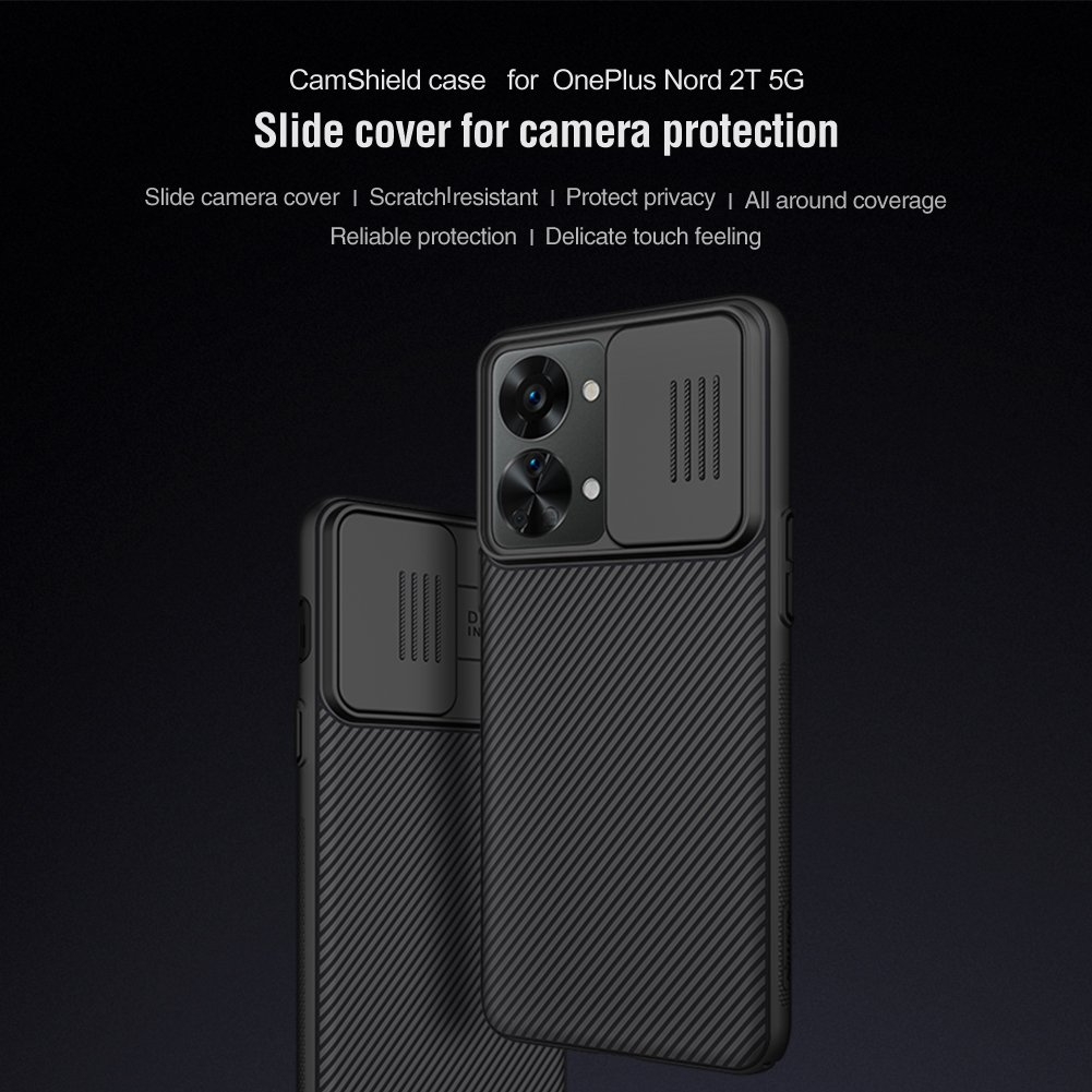 Nillkin Brand CamShield Cases Slide Camera Lens Cover Hard PC Mobile Phone Back Case For Oneplus One Plus Nord 2T 5G