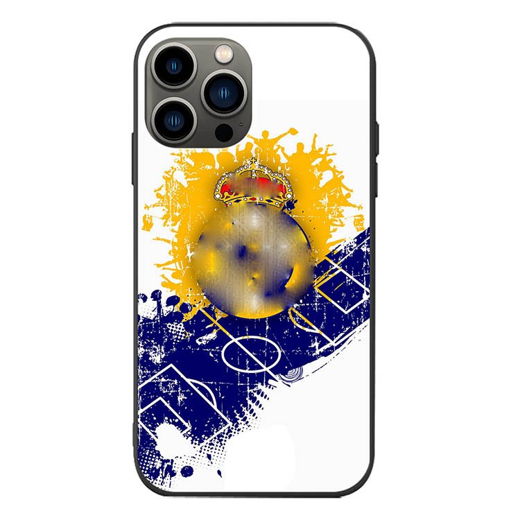 Factory Wholesale Silicone Tpu Uv Printing Football Club Logo Back Cover Waterproof Mobile Phone Case