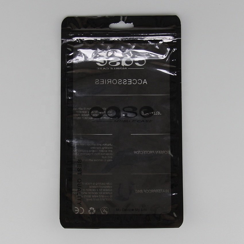 Reusable Retail Plastic Packaging Bags Plastic Phone Case Bag Package for iPhone Xiaomi Mobile Phone Cases Cover
