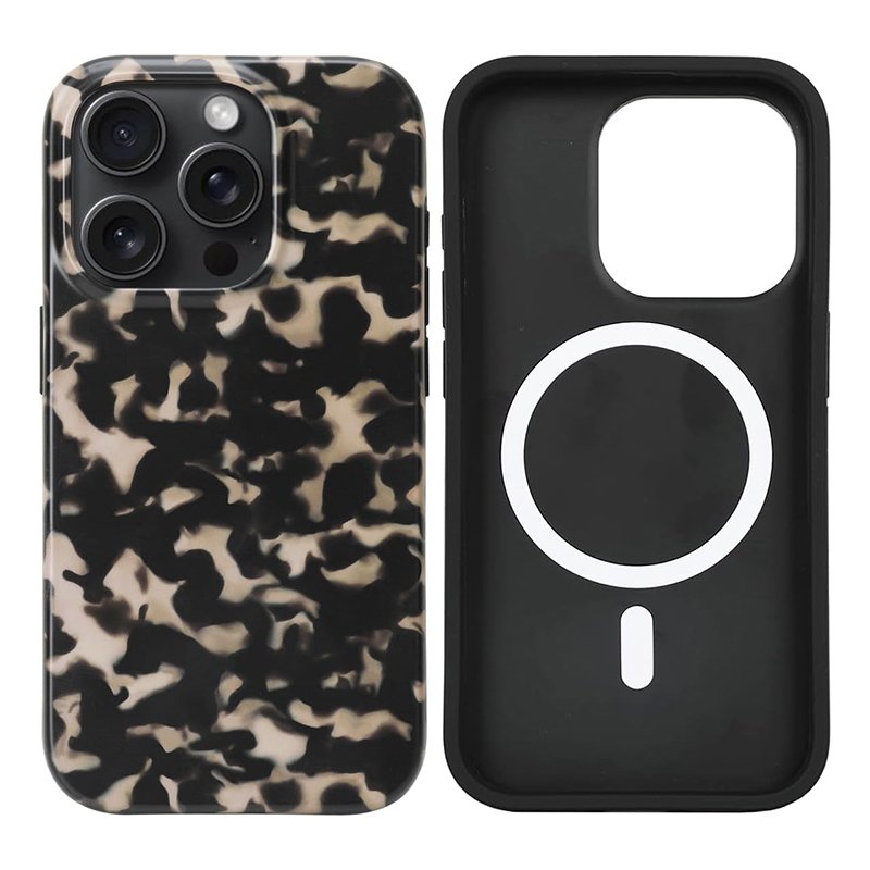 Flower Pattern TPU Full Wrap Print Magnetic Mobile Phone Case with N52 magnet For iPhone 12 13 14 15 16 Pro Max