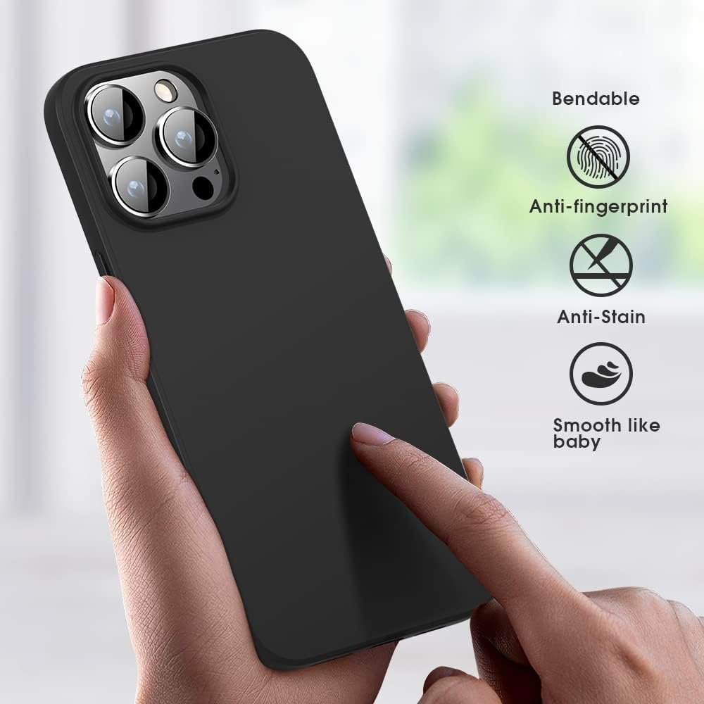 Clear Transparent Black Matte Soft TPU Mobile Phone Cases For iPhone 16 15 14 13 Pro Max Smooth Anti Fingerprint Back Cover
