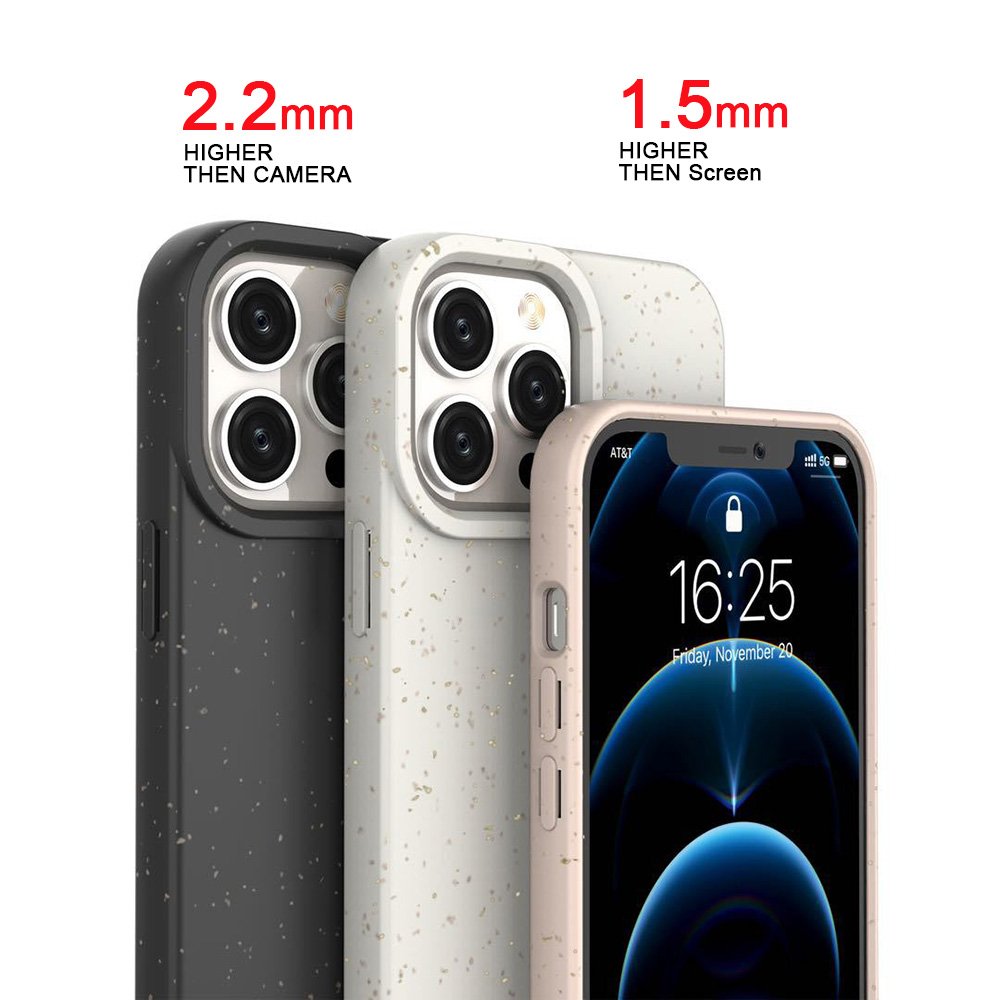 100% Mobile Phone Cover Compostable Eco Friendly Fully Biodegradable Phone Case For iPhone 14 13 12 Pro Max