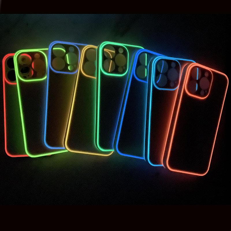 Luminous Waterproof Case For Mobile Phone Accessories TPU Case For Iphone 7 New Mobile Phone 2023 Phone Accessories 2023