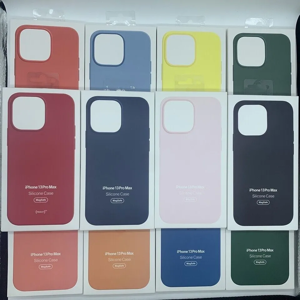 Phone Case For iPhone Cases Original For iPhone15 Pro Max Waterproof Shockproof Liquid Silicone Phone Cover For iPhone16 15 14