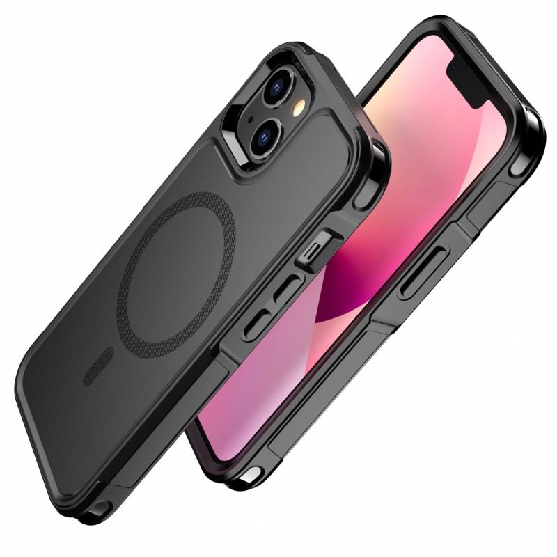 Promax Luxury Mobile Cover Defender Magnetic Case Armor Fundas Shockproof Phone Cover 14 15 2 in 1 for Iphone 13 Business 123