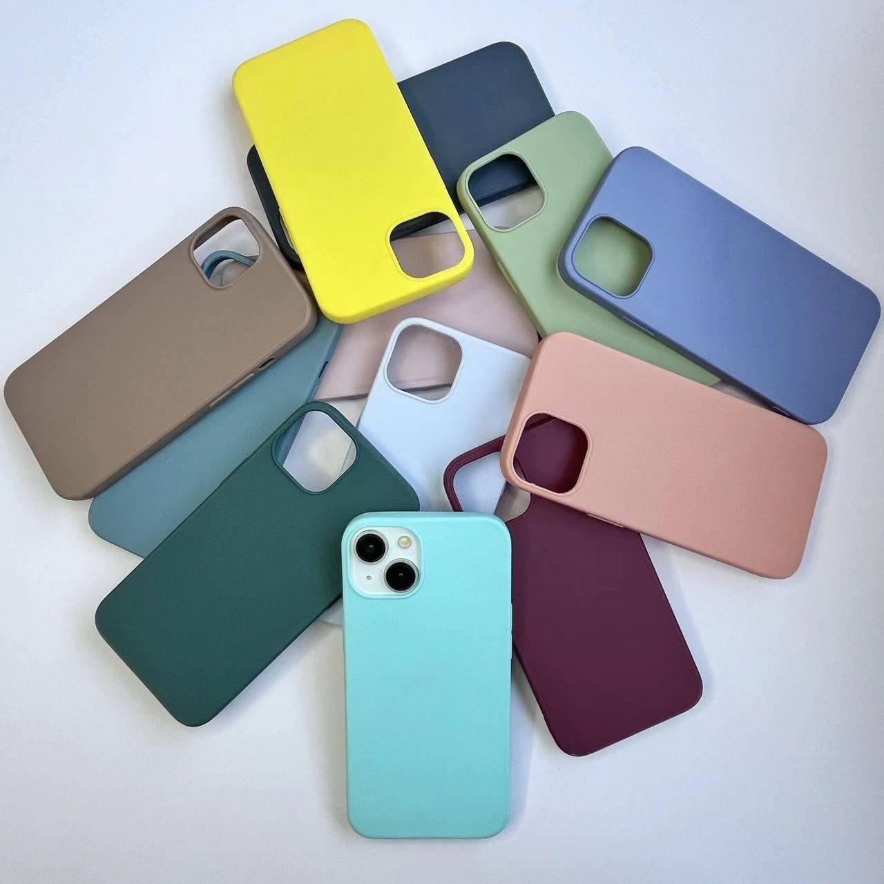 Popular Mobile Phone Case For iPhone 13 14 15 Pro Max Liquid Silicone TPU Phone Case For iPhone X XS MAX TPU Mobile Phone Cover