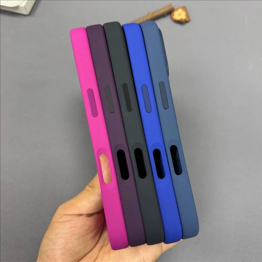 New arrival shockproof rubber Magnetic mobile phone case back silicone cover cases for iPhone 16 16plus 16 pro max 16 pro