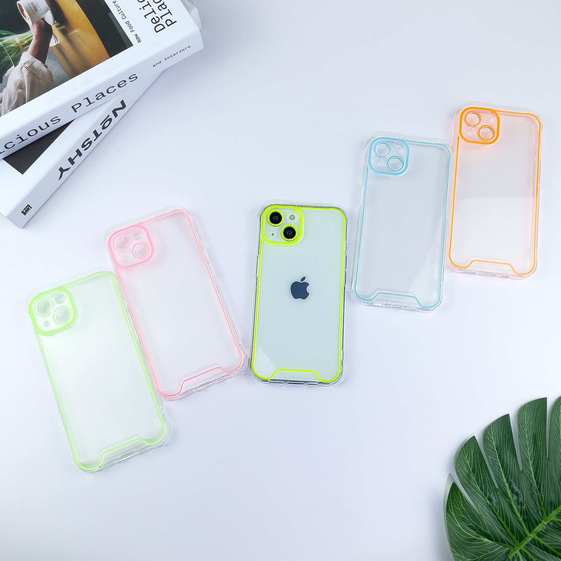 Candy Color Night Light Fluorescent Luminous Phone Case for iPhone 16 15 14 13 12 11 Pro Max XR XS MAX 7 8 Plus